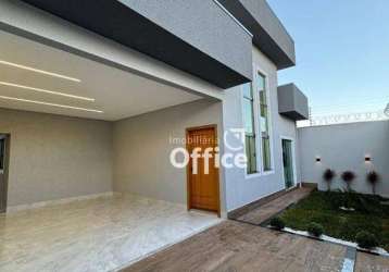 Casa com 3 quartos à venda, 128 m² por r$ 450.000 - vila harmonia - anápolis/go