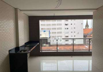 Apartamento com 3 dormitórios à venda, 128 m² por r$ 1.650.000,00 - embaré - santos/sp