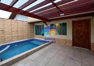 Casa com 2 dormitórios à venda, 78 m² por r$ 430.000,00 - jardim mar e sol - peruíbe/sp