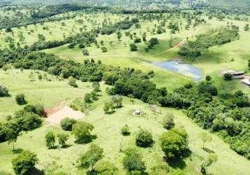 Fazenda área rural de água limpa