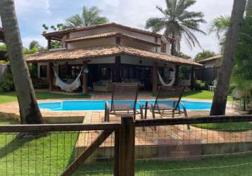 Casa alto padrão para venda em praia do forte mata de são joão-ba