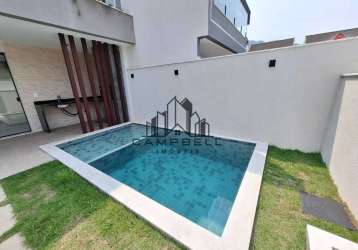 Casa alto padrão em vargem pequena, rio de janeiro/rj