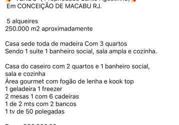 Sítio em conceição de macabu-rj