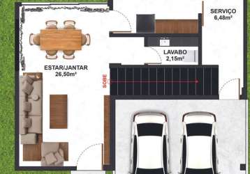 Casa em condomínio fechado com 3 quartos à venda na rua florianópolis, parque jardim da serra, juiz de fora, 180 m2 por r$ 789.000