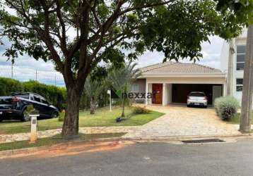 Casa com 3 dormitórios à venda, 244 m² por r$ 1.480.000,00 - condomínio residencial flor da serra  - valinhos/sp