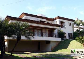 Casa com 4 dormitórios à venda, 568 m² por r$ 3.990.000,00 - condomínio village visconde de itamaracá  - valinhos/sp