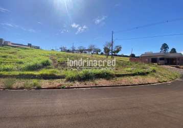 Terreno à venda 377m², residencial belmonte, rolândia - pr