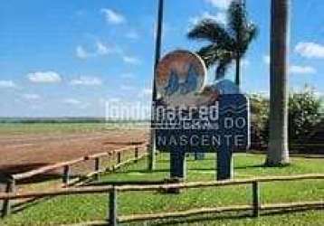 Terreno à venda 4670m², condomínio riviera do nascente, alvorada do sul - pr | condominio rivieira