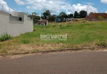 Terreno à venda 300m², jardim delta ville, ibiporã - pr