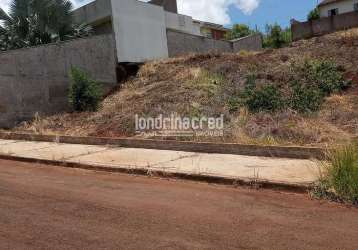 Terreno à venda 465m², jardim alto da boa vista, rolândia - pr