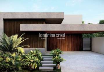 Casa à venda 3 quartos, 2 vagas, 190m², loteamento bella vida, cambé - pr