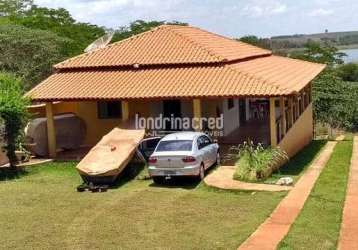 Chácara à venda 2 quartos, 1 suite, 2000m², centro, alvorada do sul - pr | rancho paraíso