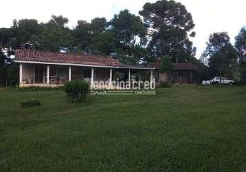 Chácara à venda 24803m², boicininga, colombo - pr