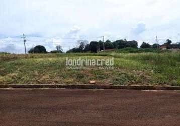 Terreno à venda 300m², jardim cidade nova ii, rolândia - pr