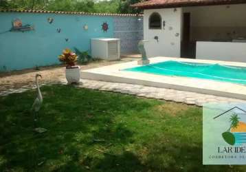 Casa 3 quartos, piscina em iguabinha