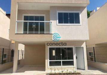 Casa com 3 dormitórios à venda, 100 m²  - itaipu - niterói/rj