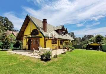 Casa com 5 quartos à venda no alto do capivari, campos do jordão  por r$ 1.700.000