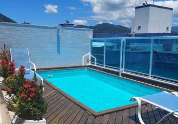 Cobertura com 4 quartos à venda em itaguá, ubatuba  por r$ 1.900.000