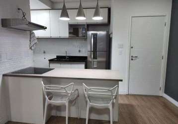 Apartamento com 1 dormitório para alugar, 54 m² por r$ 4.500,00/ano - pompéia - santos/sp