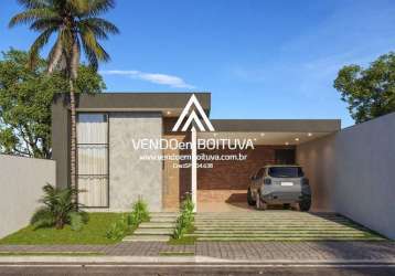 Casa para venda em boituva, portal ville jardins, 3 dormitórios, 1 suíte, 3 banheiros, 2 vagas