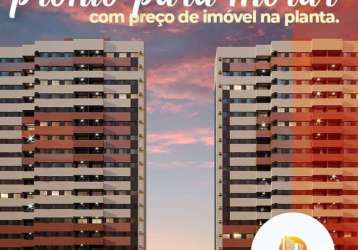 Resid. alvorada aptº novo pronto p/ morar 3/4 , 2 wc's, .2 vgs