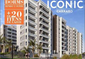 Edíficio residencial iconic carraro! o mais novo lançamento de apartamentos