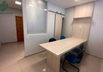 Excelente sala comercial p/ locação! euroville office - zona sul!