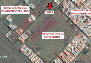 Terreno em terras de carolina -