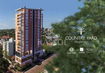 Apartamento bairro country - edifício country yard rmpreendimento de alto padrão