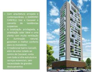 Apartamento bairro cancelli -edifício  giardino cancelli