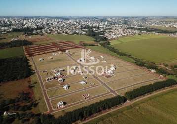 Terreno bairro tropical iii - loteamento pronto para construção