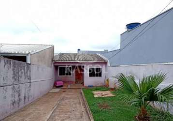 Casa com 2 quartos e sobra de terreno edicula com churrasqueira. r  239.000,00