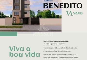 Apartamento com 2 dormitórios à venda, claudete, cascavel - pr