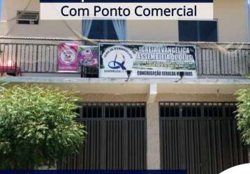 Vendo primeiro andar com ponto comercial em patos – pb: