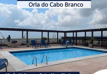 Flat beira mar em cabo branco - joão pessoa - pb