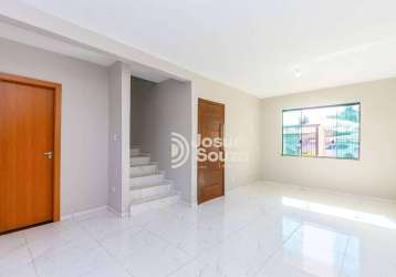 Sobrado duplex novo no uberaba com 2 dormitórios à venda, 80 m²  - uberaba - curitiba/pr