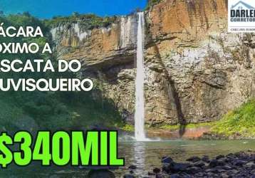 120911 chácara em riozinho 2 casas pomar riacho próx cascata do chuvisqueiro