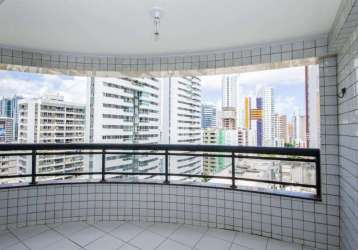 Apartamento com 3 quartos para alugar na rua francisco da cunha, boa viagem, recife, 98 m2 por r$ 4.105