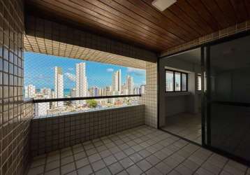 Apartamento com 3 quartos à venda na rua dona benvinda de farias, boa viagem, recife, 250 m2 por r$ 1.100.000