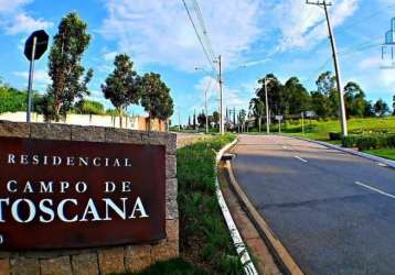 Terreno à venda, 800 m² por r$ 1.596.000,00 - condomínio campo de toscana - vinhedo/sp