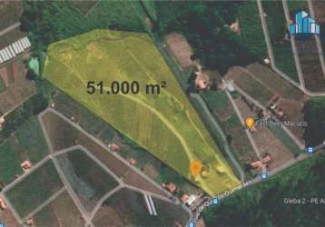 Área à venda, 51000 m² por r$ 2.700.000,00 - reforma agrária - valinhos/sp