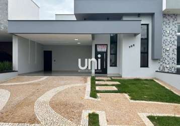 Casa em condomínio fechado com 3 quartos à venda no parque olívio franceschini, hortolândia , 171 m2 por r$ 1.050.000