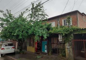 Casa com duas lojas, cozinha, banheiro individual. no segundo pavimento possui 5 dormitórios em construção. aceita veículo no negócio e propostas. agende uma visita e surpreenda-se.