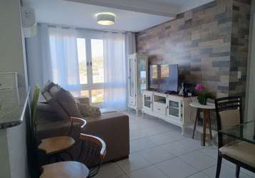 Apartamento 100% mobiliado no bairro teresópolis, 02 dormitórios sendo uma suíte, sala ampla para dois ambientes, cozinha americana com área de serviço separada&lt;br&gt;o apartamento é muito amplo co