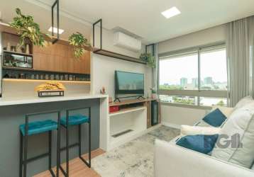 Apartamento 2 dormitórios, suíte, 1 vaga de garagem, mobiliado.&lt;br&gt;&lt;br&gt;descrição do empreendimento atmosfera air, edificio no menino deus&lt;br&gt;&lt;br&gt;atmosfera air - edifício no men