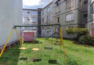 Apartamento 2 dormitórios - 46,25 m² área privativa- bairro santa teresa - living (piso frio) cozinha (sob medida), área de serviço banheiro social (box de vidro). no segundo andar. 1 lance de escada.