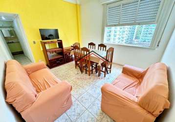 Oportunidade beira mar - apartamento com 2 dormitórios à venda, 60 m² por r$ 370.000 - praia das pitangueiras - guarujá/sp