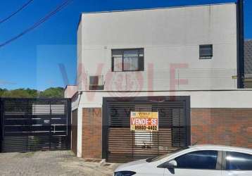 Casa / sobrado para venda em curitiba, santa cândida, 3 dormitórios, 1 suíte, 3 banheiros, 3 vagas