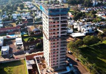 Apartamento na planta com 3 suítes, no country em cascavel, pr