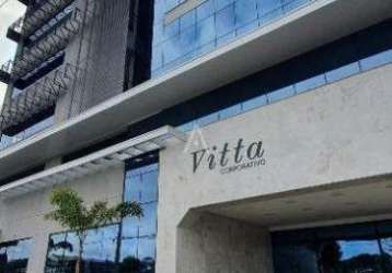 Sala comercial no edifício vitta corporativo para locação em cascavel